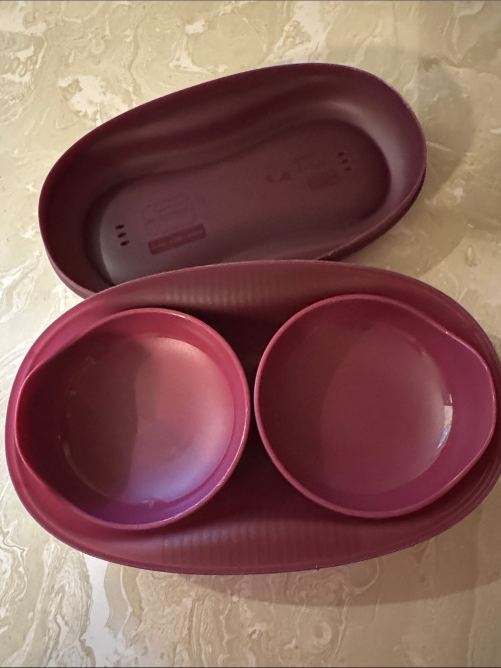 Tupperware Purple Microwave egg cooker